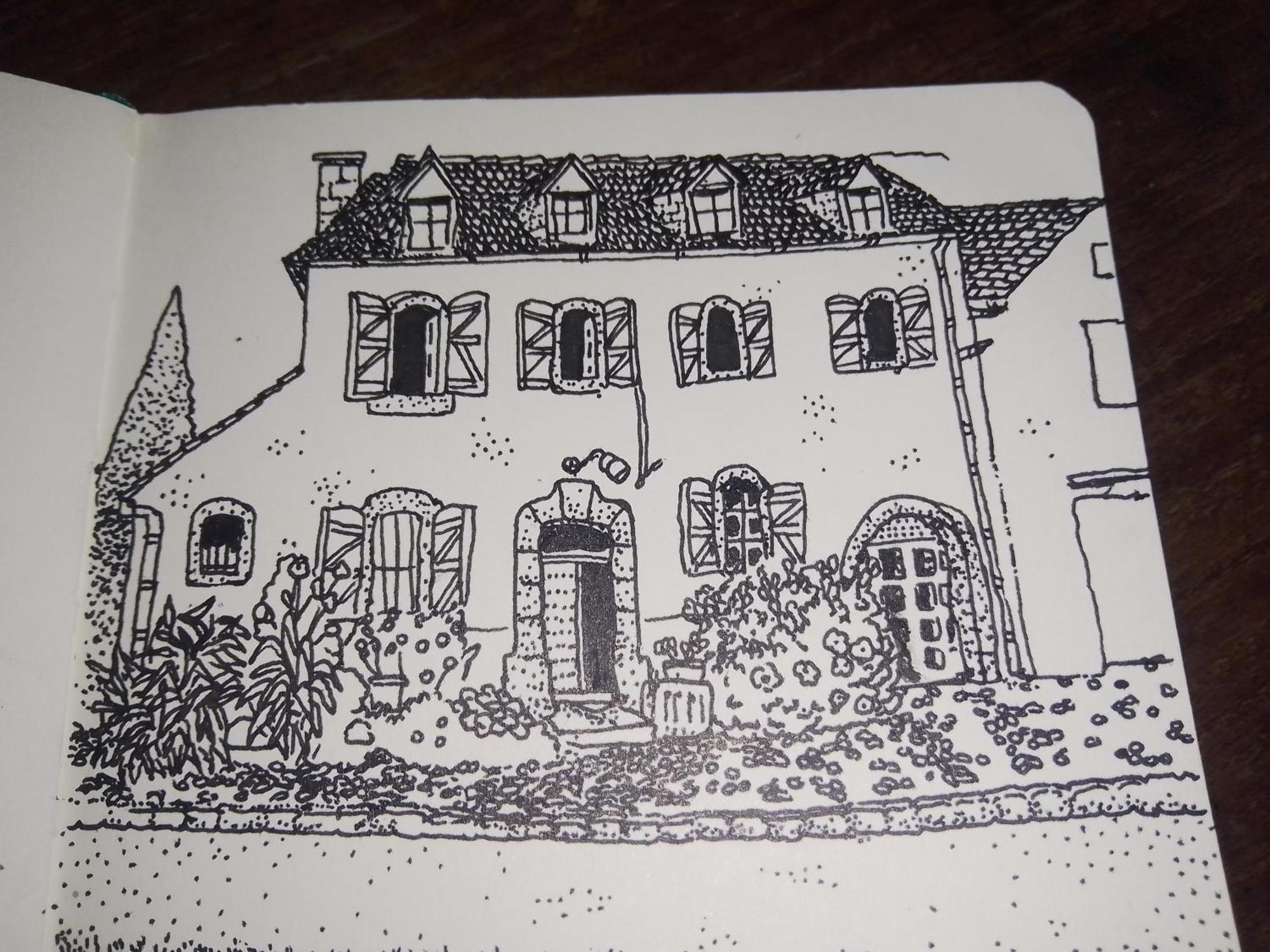 Gite Maison Chourrist Capbis Exteriör bild